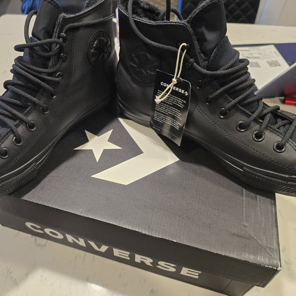 Converse Chuck Taylor Unisex Adults Winter Gore-Tex 165935C GTX Black MENS 10 - Picture 1 of 10